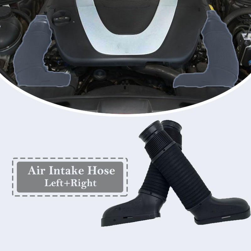 PBAP Air Intake Inlet Duct Hose Left Right for Mercedes W204 W212 C300 C350 E350 2720903582 2720903682 - Image 5